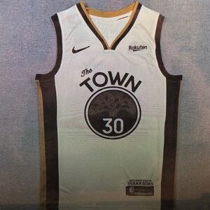 🤪Stephen Curry Tan Stitched Jersey🤗